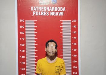 Polres Ngawi Amankan Pelaku Tindak Pidana Narkotika Beserta Barang Buktinya