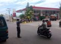 Patroli Unit Turjawali Sat Lantas Polres Parepare di SPBU Kota Parepare
