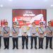 Kapolres Ngawi Pimpin Upacara Sertijab Kabag Log dan Tiga Kapolsek