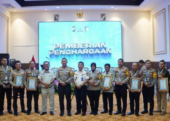 Lantas Polres Ngawi Dapat Penghargaan dari Polda Jatim