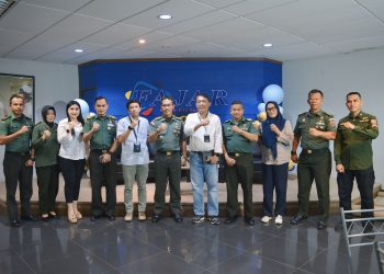 Jalin Sinergitas Bersama Insan Media, Kapendam XIV/Hsn Kunjungi Redaksi Harian Fajar