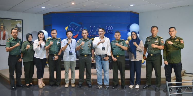 Jalin Sinergitas Bersama Insan Media, Kapendam XIV/Hsn Kunjungi Redaksi Harian Fajar