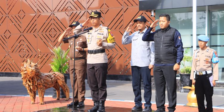 Minimalisir Pelanggaran Pilkada 2024, Polres Ngawi Gelar Apel Bersama Satgas Anti Money Politic