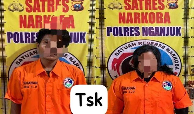 Polres Nganjuk Ungkap Kasus Narkotika di Desa Mungkung, Dua Pelaku Diamankan