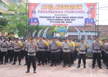 Amankan Pilkada 2024, Sinergitas TNI Polri Apel Bersama