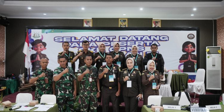 782 PELAMAR YANG TELAH LULUS SKD IKUT TES SKB NON CAT CPNS KEJAKSAAN RI DI SENTRA MAKASSAR SULSEL