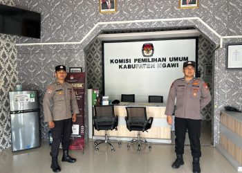 Polres Ngawi Pastikan Keamanan Gudang KPU Pasca Pilkada 2024