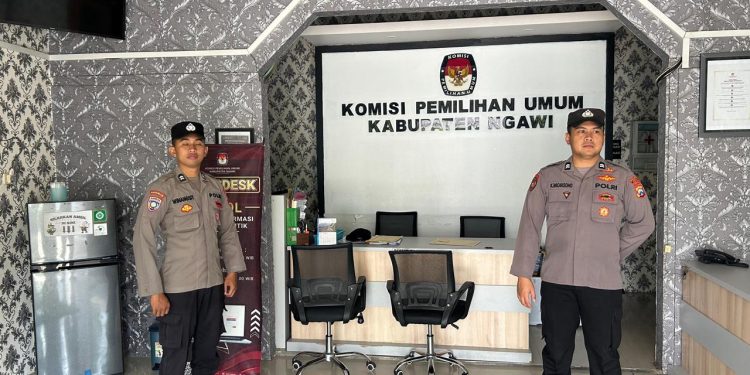 Polres Ngawi Pastikan Keamanan Gudang KPU Pasca Pilkada 2024