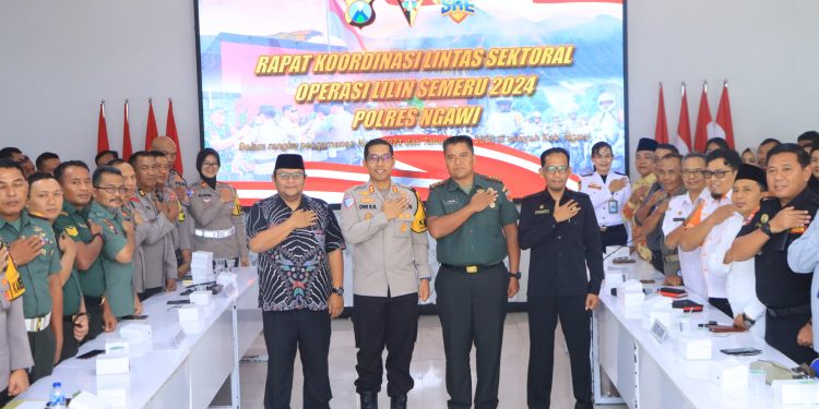 Pastikan Nataru Aman, Polres Ngawi Adakan Rakor Lintas Sektoral