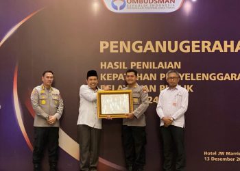 Polres Tulungagung Raih Predikat Kualitas Tinggi dalam Penilaian Kepatuhan Penyelenggaraan Pelayanan Publik Dari Ombudsman RI