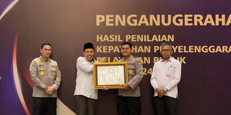 Polres Tulungagung Raih Predikat Kualitas Tinggi dalam Penilaian Kepatuhan Penyelenggaraan Pelayanan Publik Dari Ombudsman RI