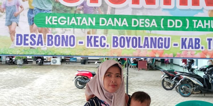 Pastikan Kesehatan Balita dan Cegah Stunting, Pemdes Bono Gelar Posyandu Rutin Tiap Bulan