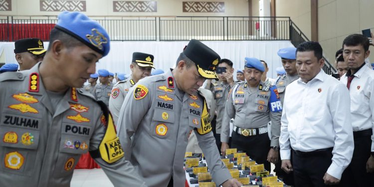 Cegah Penyalahgunaan, Wakapolda Sulsel Lakukan Pemeriksaan Senjata Api dan Amunisi Personel