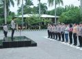 Gelar Apel Besar dan Sterilisasi Gereja, Polres Nganjuk Pastikan Natal 2024 Aman
