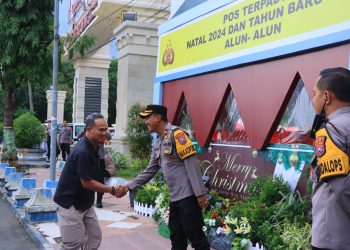 Ops Lilin Semeru 2024, Mabes Polri Kunjungi Pos Pam di Ngawi