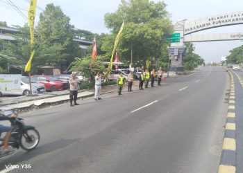 Polisi Ngawi Pantau Arus Lalin Perbatasan Jatim-Jateng, H+9 Ops Lilin Semeru 2024