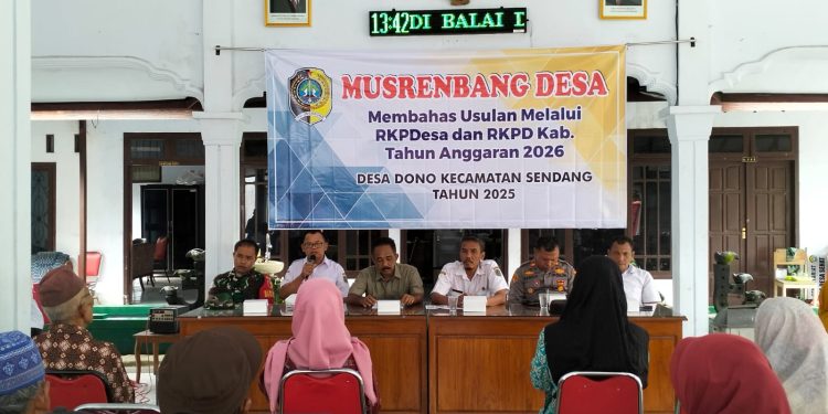 Musrenbang Desa donoTahun 2025 Pemdes Fokuskan  Pembangunan Infastruktur