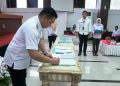 Saksikan Penandatanganan Perjanjian Kinerja (PK) Tahun 2025 secara Serentak, ini Penyampaian Pj. Bupati Takalar