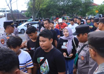 Polres Ngawi Sukses Amankan Pertandingan Sepak Bola Liga 4 Kapal Api PSSI Provinsi Jatim