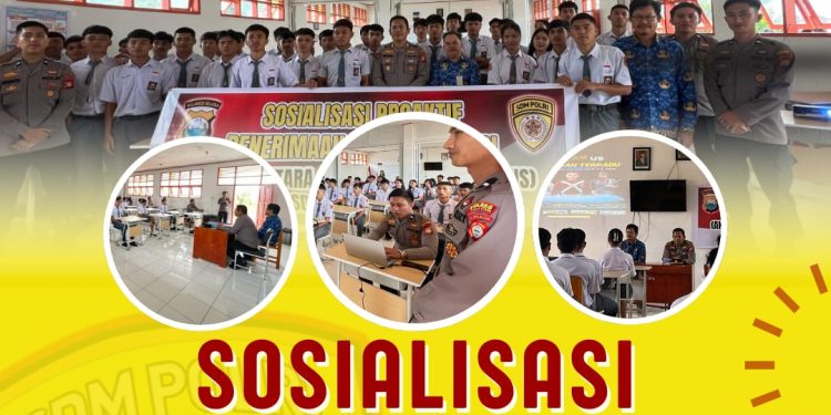 Jaring Animo, SDM Polres Toraja Utara Gelar Sosialisasi Proaktif Penerimaan Anggota Polri di SMAN 3