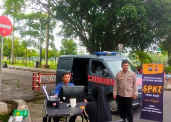 POLRES NGAWI GELAR PELAYANAN KELILING GRATIS UNTUK LAPORAN KEHILANGAN