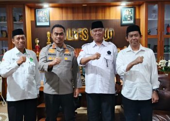 Kapolres Terima Langsung Kunjungan Kepala Kemenag yang Baru di Kabupaten Wajo