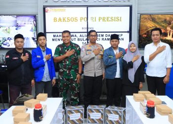 Sambut Bulan Suci Ramadhan 1446 H, Polres Ngawi Bakti Sosial Bersama Mahasiswa dan OKP