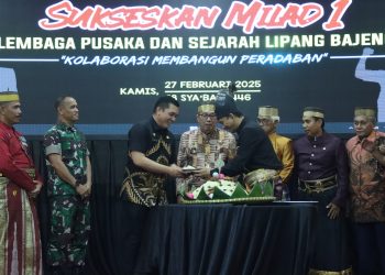 Hadiri Milad Pertama Lembaga Pusaka dan Sejarah Lipang Bajeng, Sekda Harap Semangat para Pejuang menjadi Semangat Motivasi untuk Generasi Muda