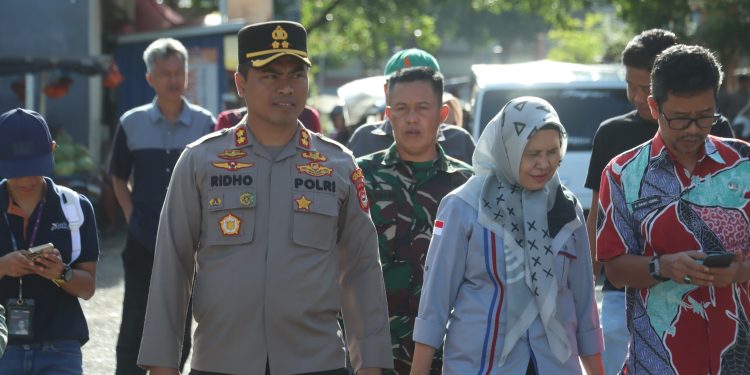 Pasar Mini Sengkang dan Gudang Bulog Dipantau Kapolres Wajo dan Forkopimda Jelang Ramadhan