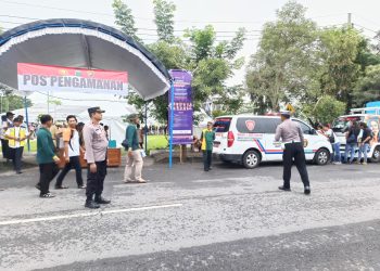 Dukung Ketahanan Pangan, Polres Ngawi Laksanakan Pengamanan Panen Raya di Pangkur