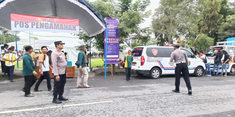 Dukung Ketahanan Pangan, Polres Ngawi Laksanakan Pengamanan Panen Raya di Pangkur