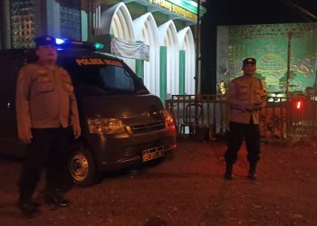 Jaga Kamtibmas, Polsek Ngawi Kota Patroli Jelang Sahur