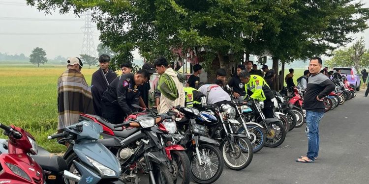 Polres Nganjuk Tindak Tegas Balap Liar dan Knalpot Brong Selama Ramadan