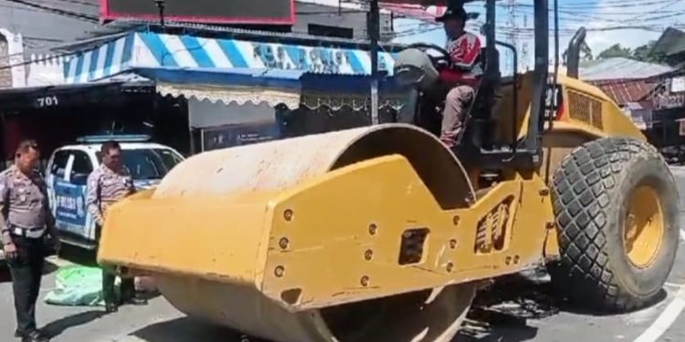 Tindak Lanjuti Keluhan Masyarakat, Ratusan Knalpot Brong Dimusnahkan Satlantas Polres Toraja Utara