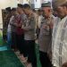 Kapolres Nganjuk dan Anggota Gelar Tarawih Bersama di Masjid Al-Ikhlas