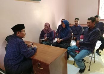 Pemdes Tenggar Menggelar Acara Pemberian Tunjangan BPD berjalan lancar dan kondusif