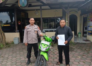 Ditinggal Mudik Lebaran, Warga Tulungagung Antusias Menitipkan Kendaraan Bermotor ke Polsek