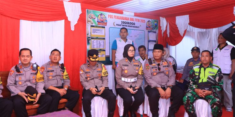 Kapolres Ngawi Cek Pos Pengamanan Jogorogo