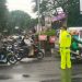 Kapolres Nganjuk Pimpin Penguraian Arus Balik di Simpang 4 Traffic Light Kertosono di Tengah Cuaca Ekstrem