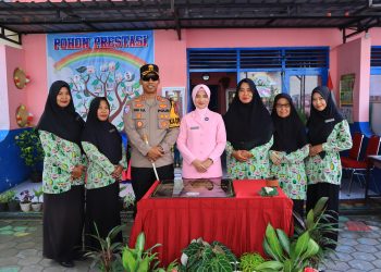 Dukung Dunia Pendidikan, Polres Ngawi Renovasi Gedung TK Kemala  Bhayangkari 55