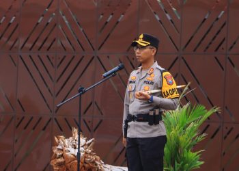 Kapolres dan Bupati Laksanakan Peletakan Batu Pertama Pembangunan Gedung Tantya Sudhirajati Polres Ngawi