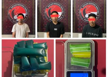 Diwarnai Tindakan Terukur Kearah Ban Mobil, Polisi Tangkap 3 Pemuda dan Amankan Total 14 Paket Sabu Di Toraja Utara