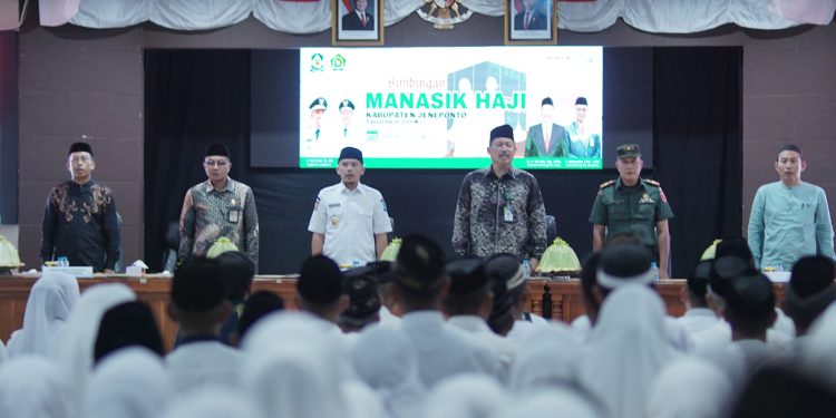 Gelar Bimbingan Manasik Haji, Wabup Jeneponto Islam Iskandar Harap Jamaah Ikuti Dengan Sungguh-Sungguh