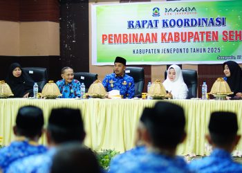 PEMKAB JENEPONTO GELAR RAPAT KOORDINASI PEMBINAAN KABUPATEN SEHAT