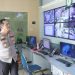 Pengecekan Pelayanan dan Command Center Polres Nganjuk, Kapolres Optimalkan Teknologi Jaga Kamtibmas Selama Libur Panjang