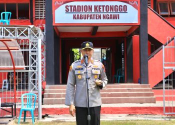 Terima Kasih dari Kapolres Ngawi, Pertandingan Liga 4 Nasional 2024/2025 Berjalan Aman