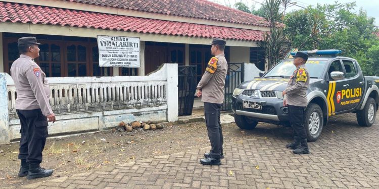 Perayaan Waisak, Polisi Ngawi Patroli Vihara di Ngrambe