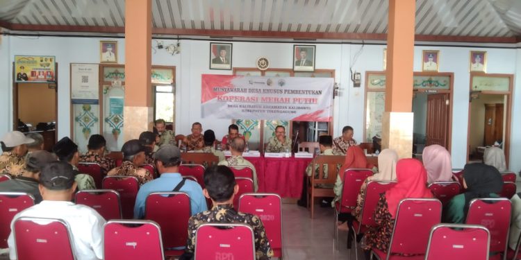 Musdesus Desa Kalibatur Bersama Pengurus Kopdes Merah Putih Resmi Dibentuk