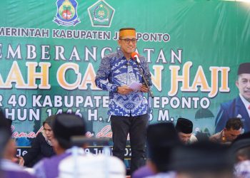 Bupati Jeneponto Lepas 345 Jemaah Calon Haji Asal Jeneponto “Berangkat Dengan Niat Ibadah, Pulang Dengan Perubahan”