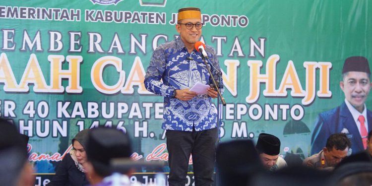 Bupati Jeneponto Lepas 345 Jemaah Calon Haji Asal Jeneponto “Berangkat Dengan Niat Ibadah, Pulang Dengan Perubahan”